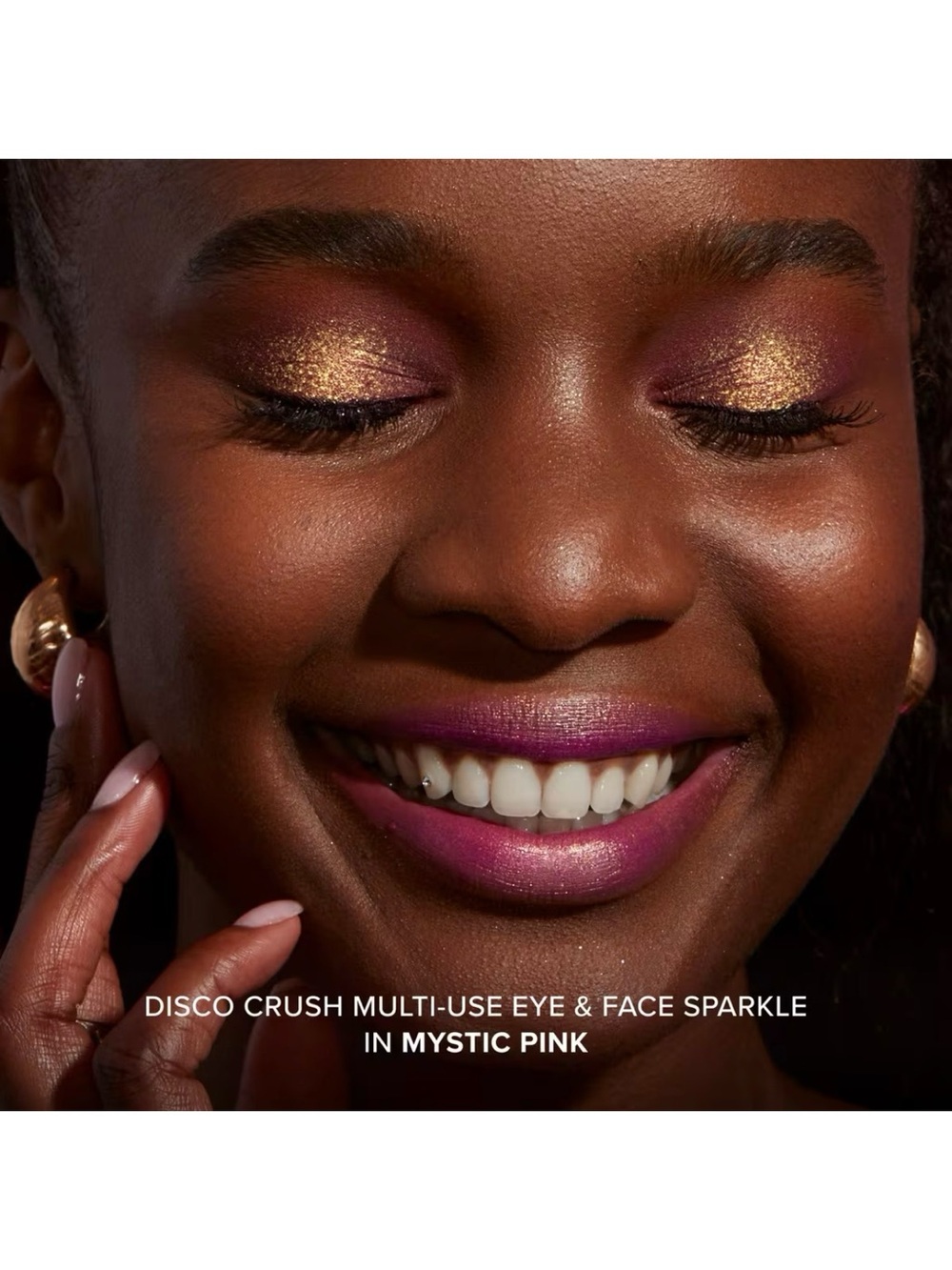 Too Faced Mystic Pink Disco Crush Multi Use Eye & Face Sparkle - Picture 6 of 8